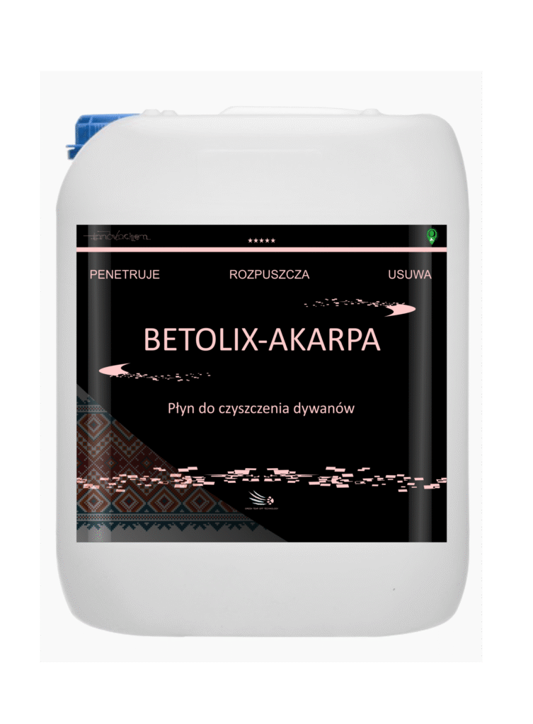Specjalistyczny środek do czyszczenia dywanów