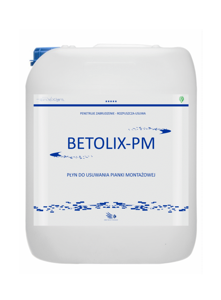 Preparat do usuwania pianki montażowej