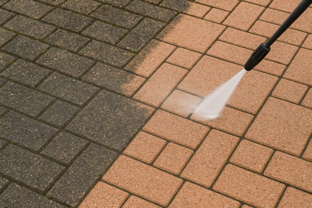 Płyn do czyszczenia kostki brukowej