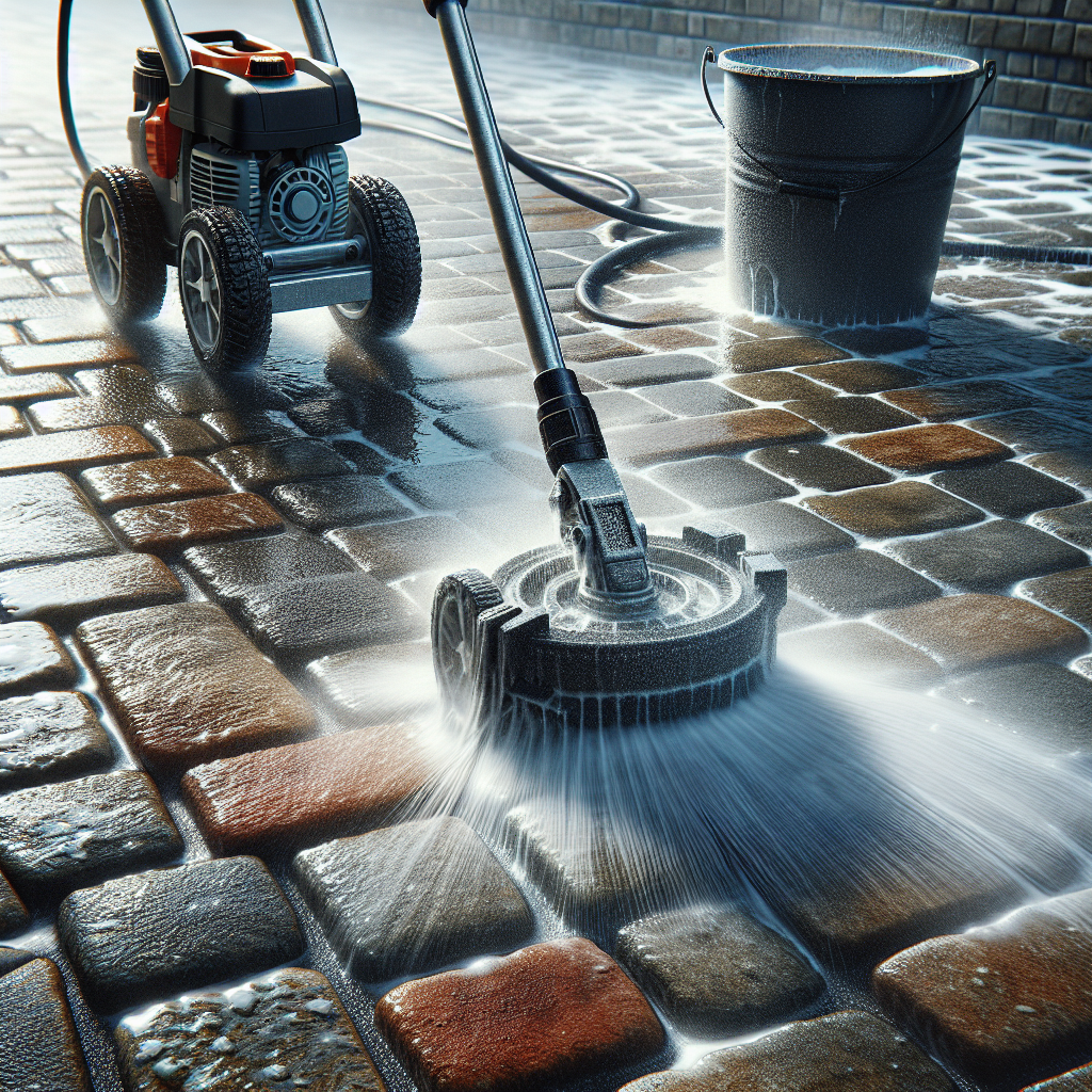 myjka do mycia kostki brukowej