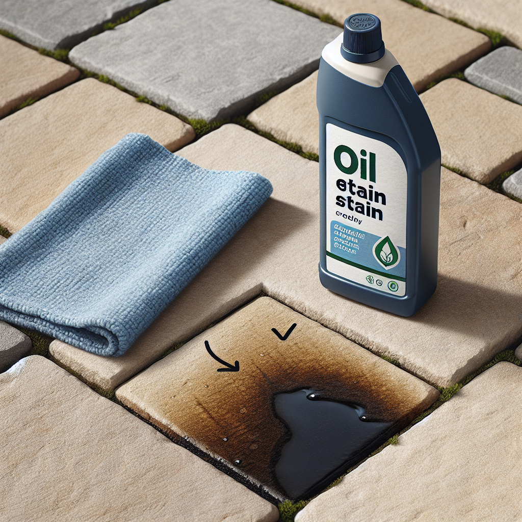 jak usunac plame oleju z kostki