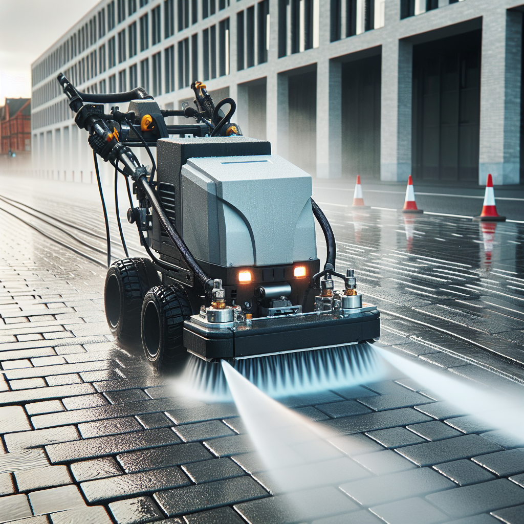 profesjonalne urządzenia do mycia kostki brukowej