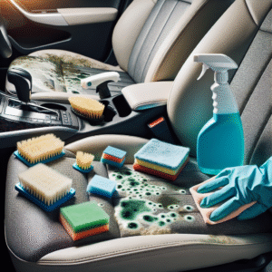 usuwanie pleśni z tapicerki samochodowej