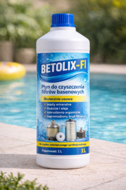 Preparat do usuwania kamienia i zabrudzeń z filtra basenowego