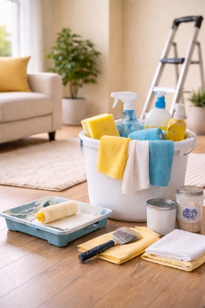 Jak czyścić malowane ściany?