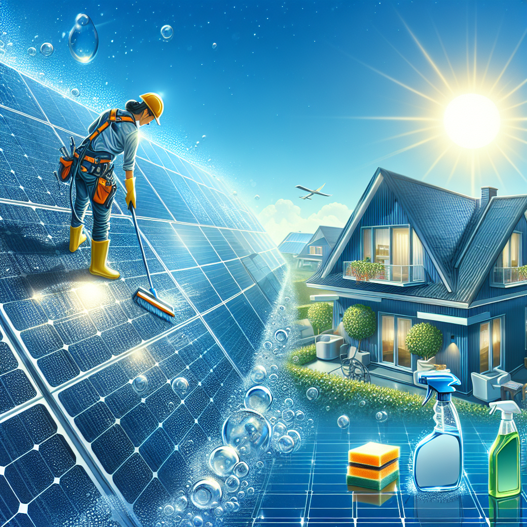 czyszczenie paneli solarnych