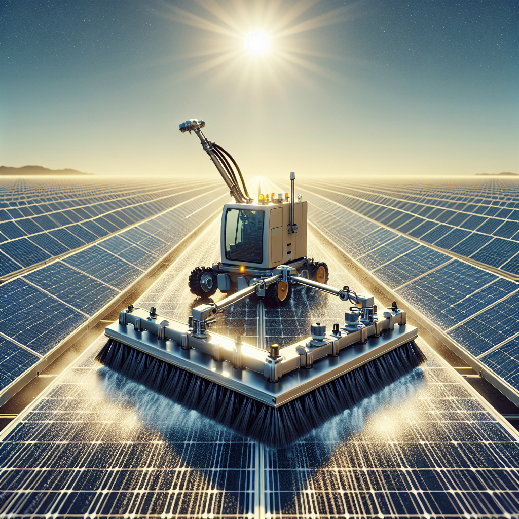 maszyna do czyszczenia paneli fotowoltaicznych