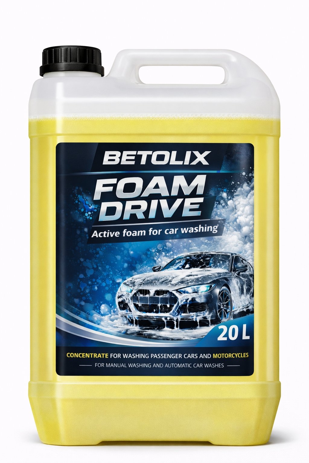 BETOLIX FOAM DRIVE – Aktywna piana do mycia samochodu - 20 L (przesyłka gratis)
