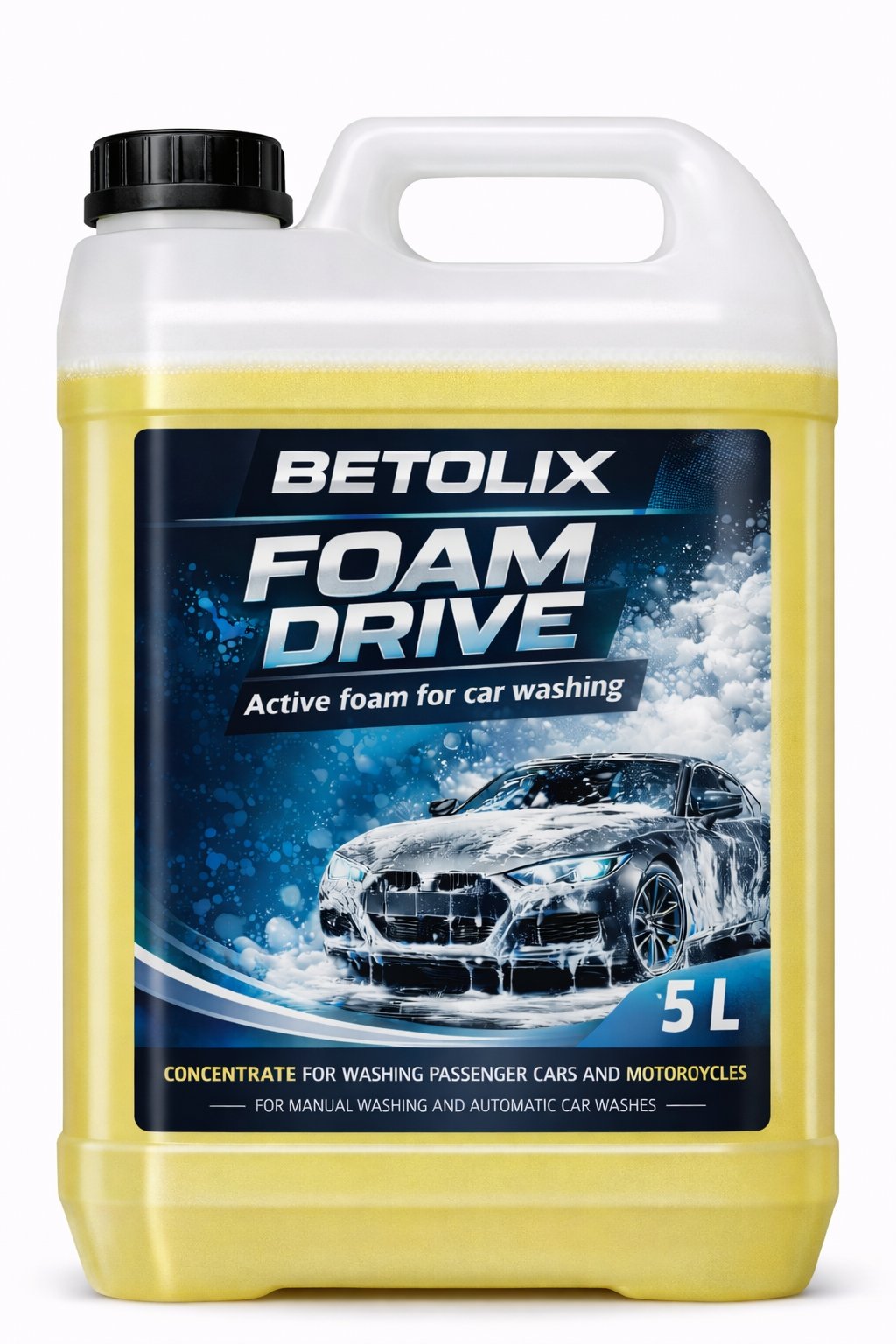 BETOLIX FOAM DRIVE – Aktywna piana do mycia samochodu - 5 L