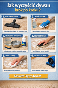 Jak wyczyścić dywan krok po kroku?