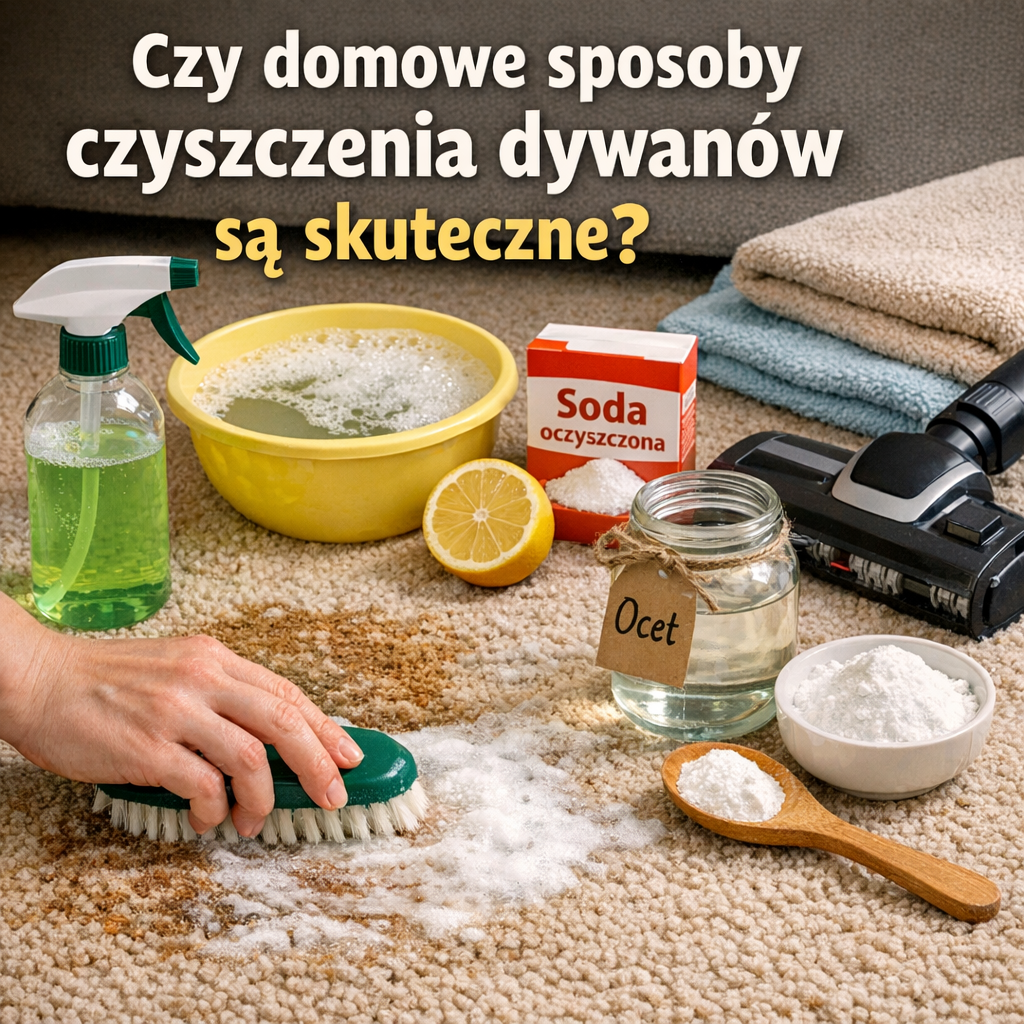 Czy domowe sposoby czyszczenia dywanów są skuteczne?