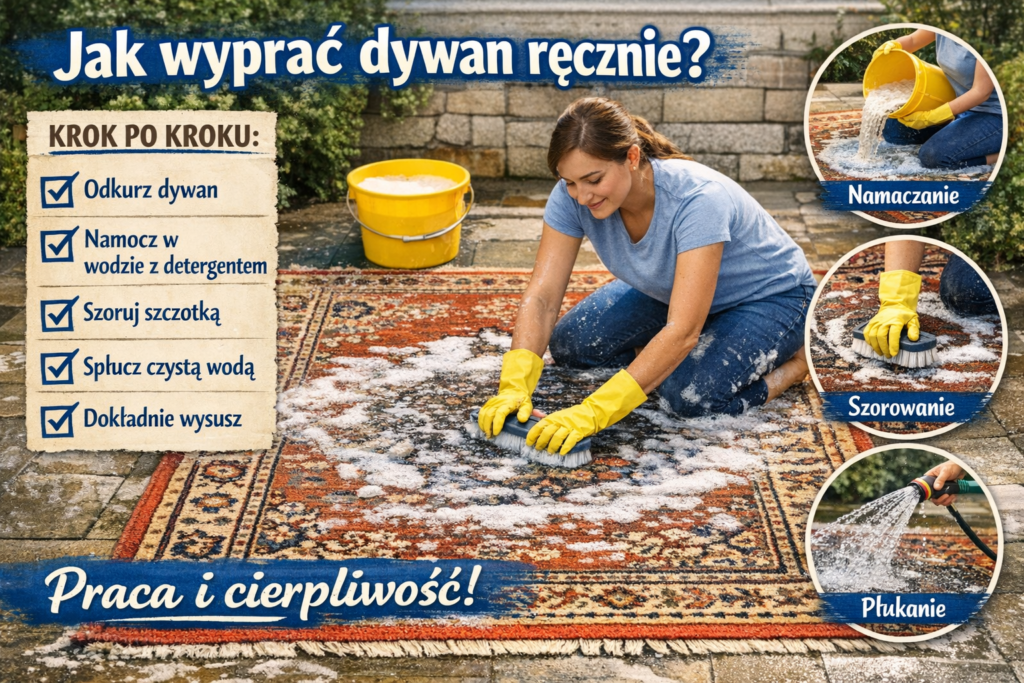 Jak wyprać dywan ręcznie?