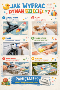 Jak wyprać dywan dziecięcy?