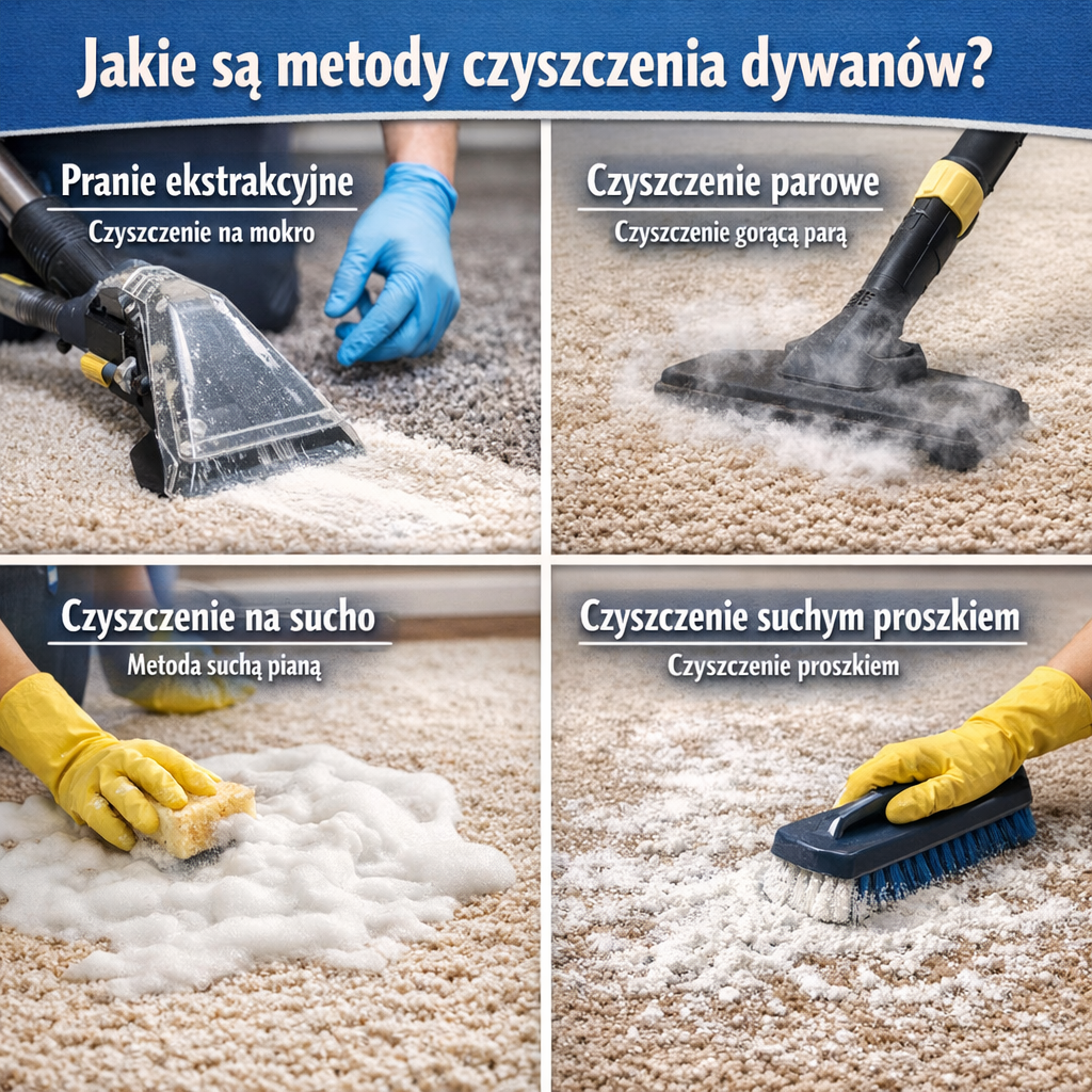 Jakie są metody czyszczenia dywanów?