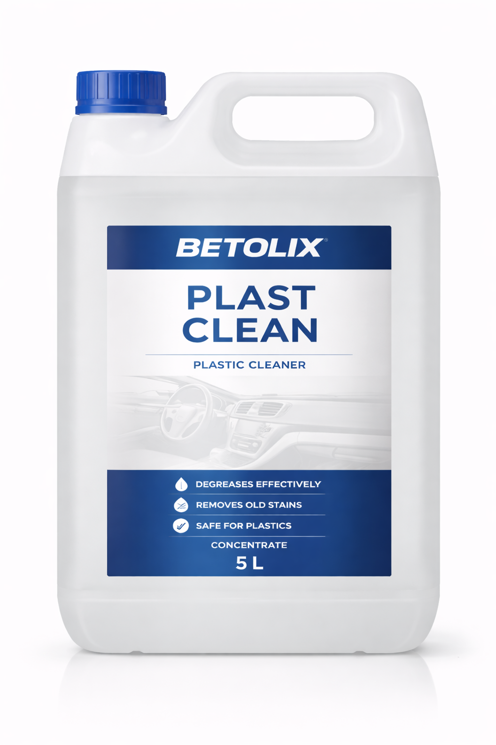 BETOLIX PLAST CLEAN – 5 L - Koncentrat do czyszczenia plastiku i tworzyw sztucznych (przesyłka gratis)