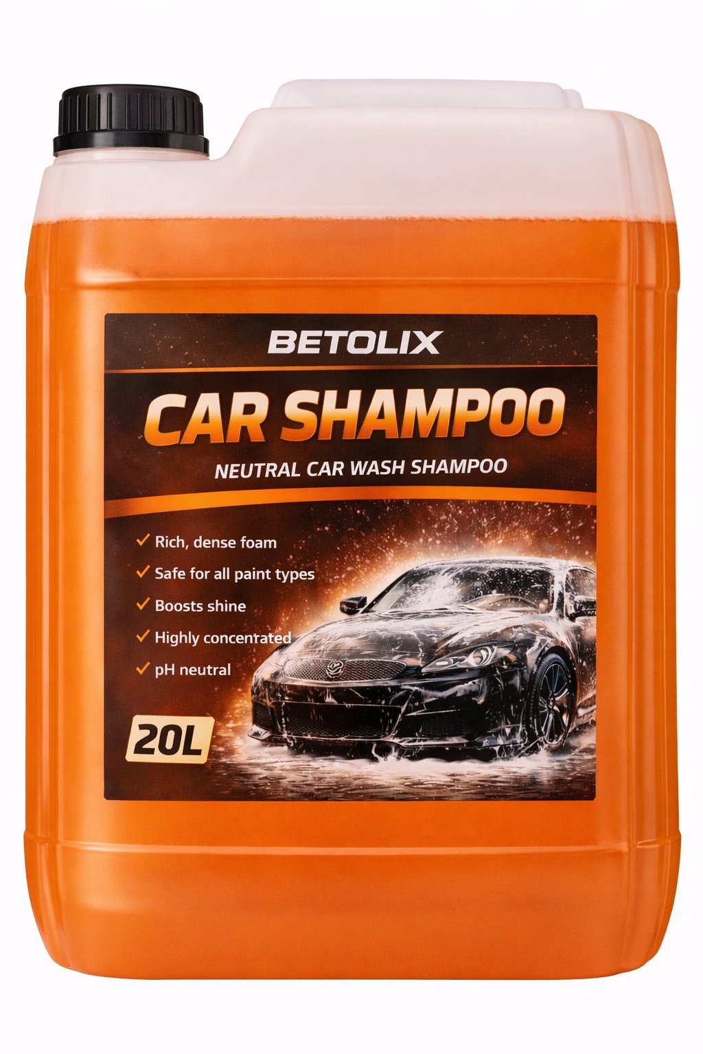 Neutralny szampon do ręcznego mycia samochodów