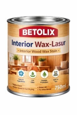 Woskowa lazura do drewna do wnętrz