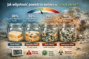 Jak wilgotność powietrza wpływa na rozwój pleśni?