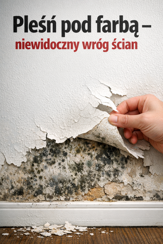 Pleśń pod farbą – niewidoczny wróg ścian
