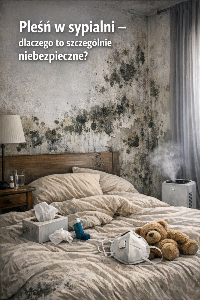 Pleśń w sypialni – dlaczego to szczególnie niebezpieczne?