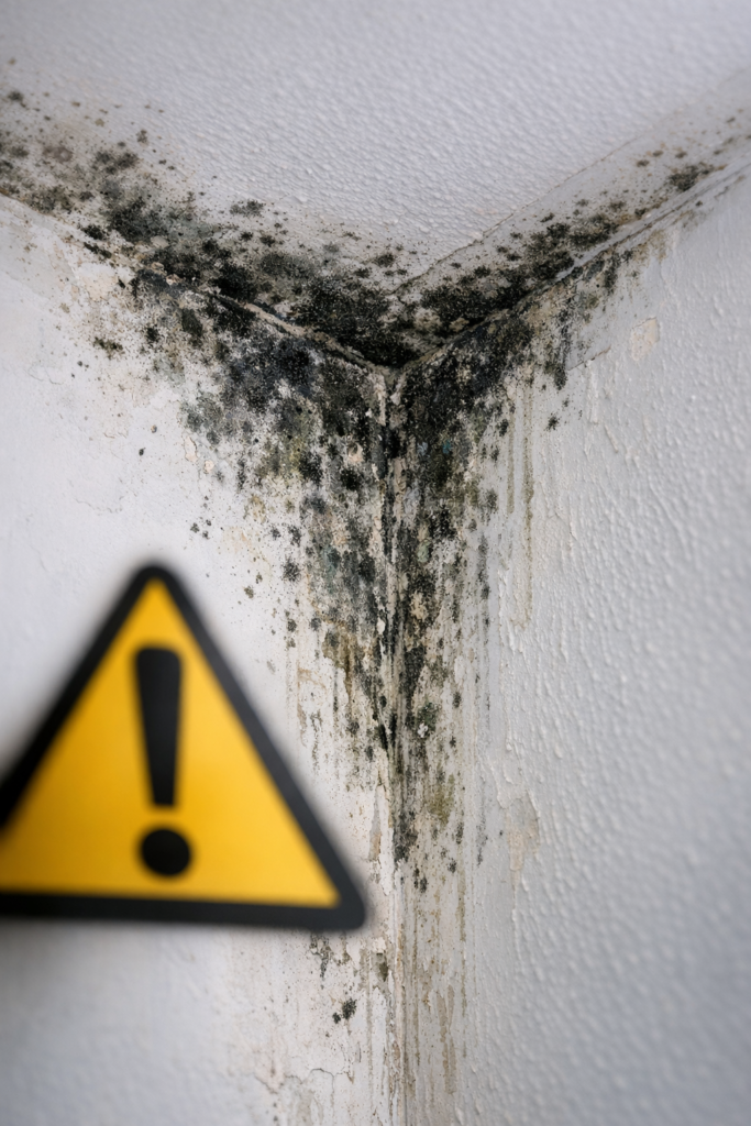 Pleśń w narożnikach – sygnał ostrzegawczy dla budynku
