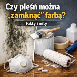 Czy pleśń można „zamknąć” farbą? Fakty i mity