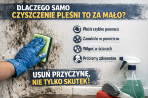Dlaczego samo czyszczenie pleśni to za mało?