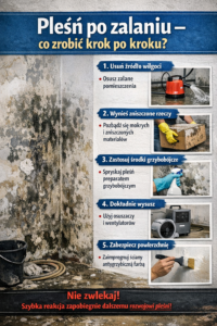 Pleśń po zalaniu – co zrobić krok po kroku?