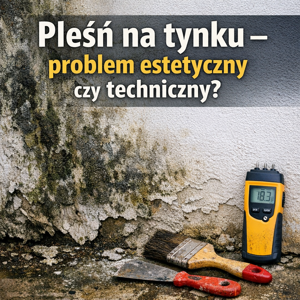 Pleśń na tynku – problem estetyczny czy techniczny?