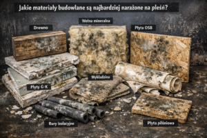 Jakie materiały budowlane są najbardziej narażone na pleśń?
