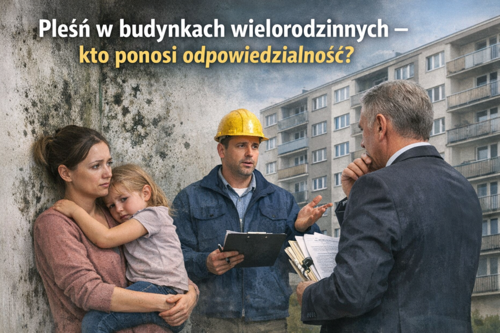 Pleśń w budynkach wielorodzinnych – kto ponosi odpowiedzialność?