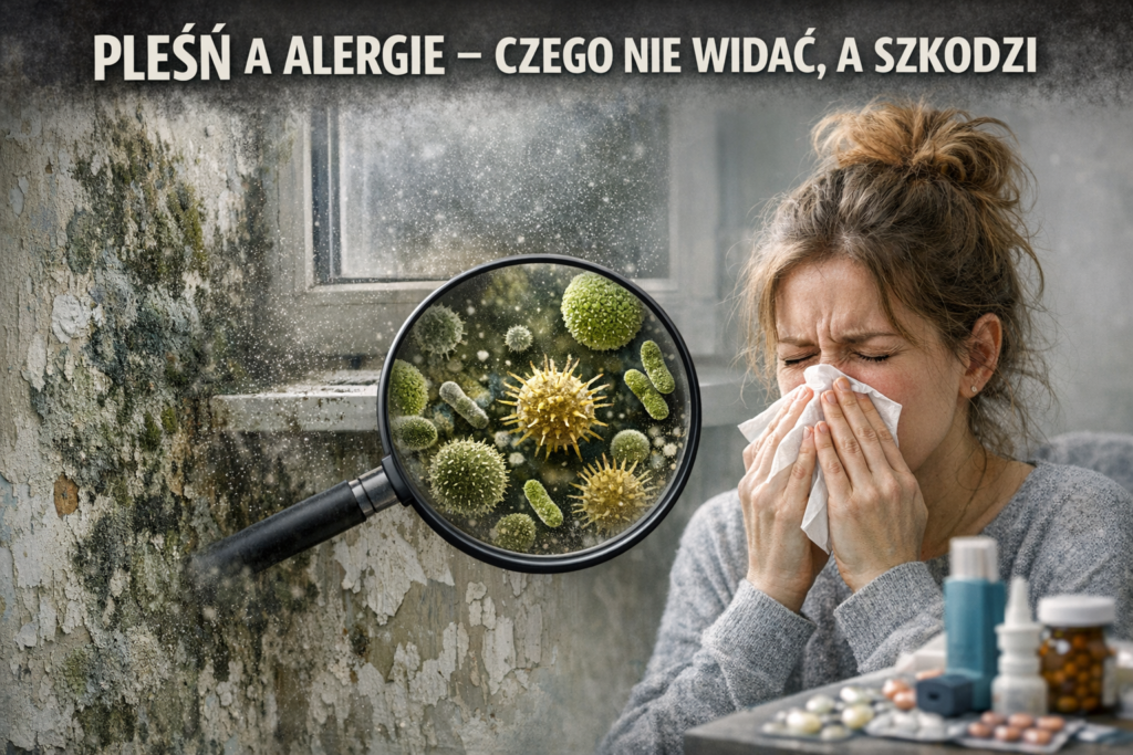 Pleśń a alergie – czego nie widać, a szkodzi