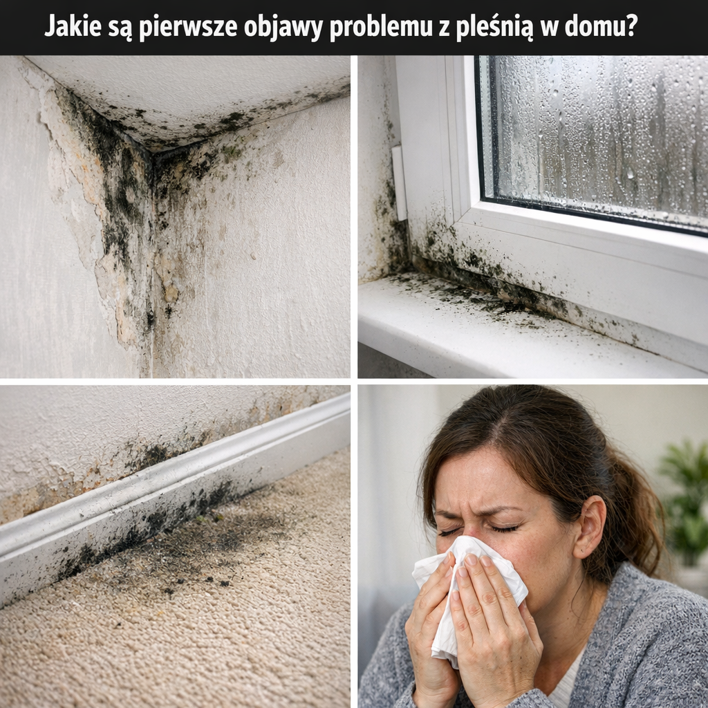 Jakie są pierwsze objawy problemu z pleśnią w domu?