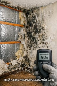 Pleśń a brak paroprzepuszczalności ścian