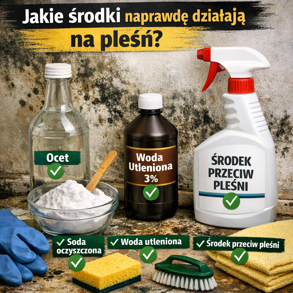 Jakie środki naprawdę działają na pleśń?