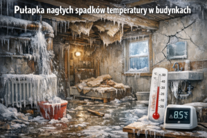 Pułapka nagłych spadków temperatury w budynkach