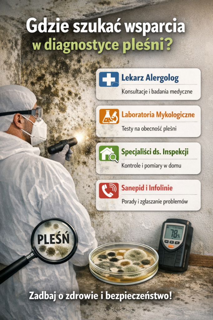 Gdzie szukać wsparcia w diagnostyce pleśni?