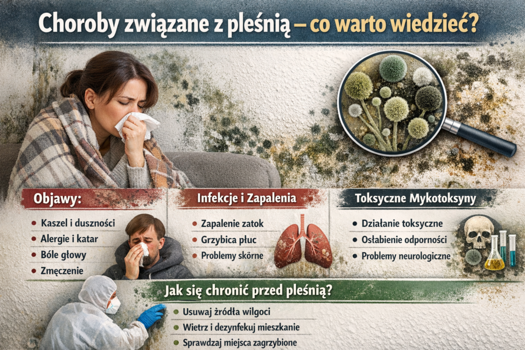 Choroby związane z pleśnią – co warto wiedzieć?