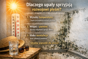 Dlaczego upały sprzyjają rozwojowi pleśni?
