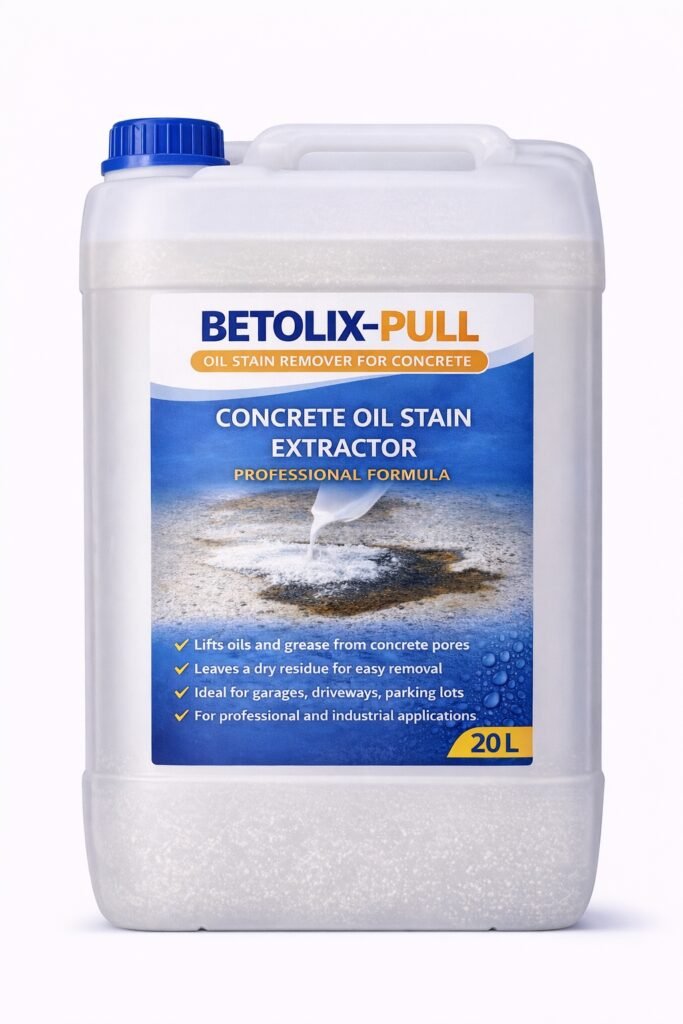 Środek do usuwania plam oleju z betonu i powierzchni mineralnych