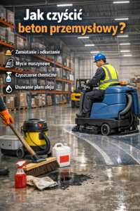 Jak czyścić beton przemysłowy?