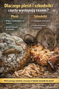 Dlaczego pleśń i szkodniki często występują razem?