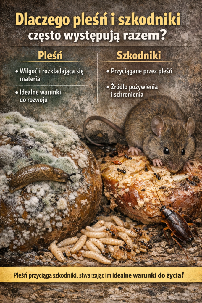 Dlaczego pleśń i szkodniki często występują razem?