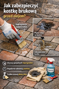 Jak zabezpieczyć kostkę brukową przed olejem?