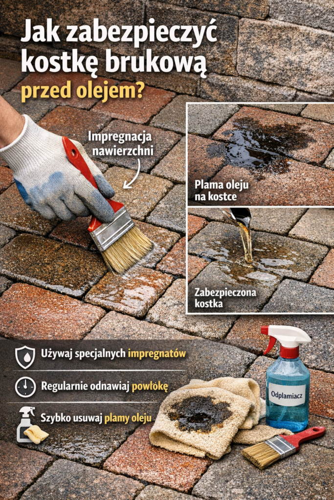 Jak zabezpieczyć kostkę brukową przed olejem?