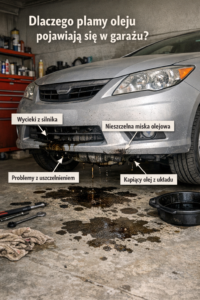 Dlaczego plamy oleju pojawiają się w garażu?