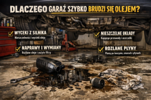 Dlaczego garaż szybko brudzi się olejem?