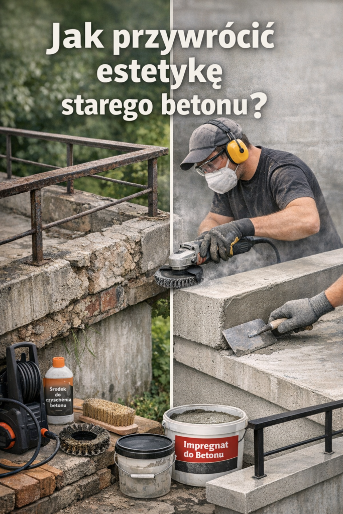 Jak przywrócić estetykę starego betonu?
