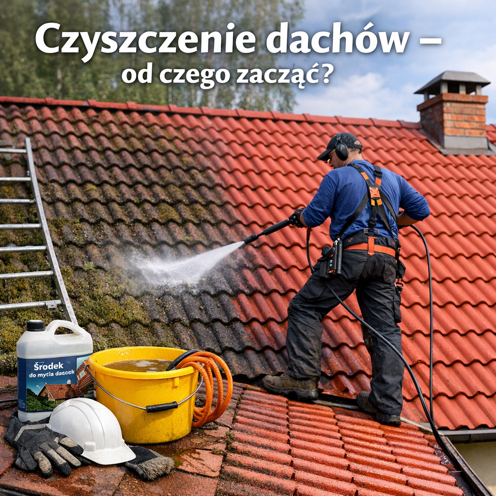 Czyszczenie dachów – od czego zacząć?