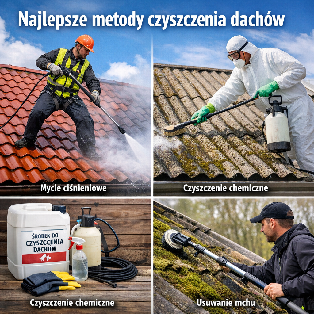 Najlepsze metody czyszczenia dachów